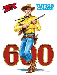 Copertina di Tex Tre Stelle #600