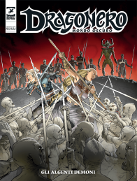 Copertina di Dragonero Mondo Oscuro #3