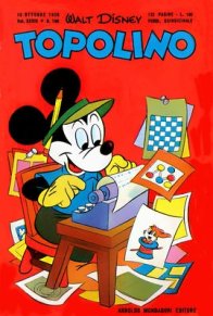 Copertina di Topolino #196