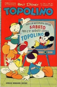 Copertina di Topolino #238