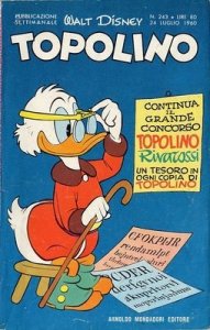 Copertina di Topolino #243