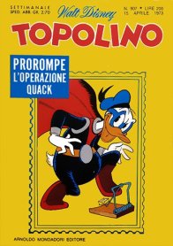 Copertina di Topolino #907