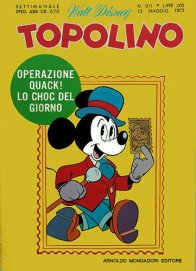 Copertina di Topolino #911